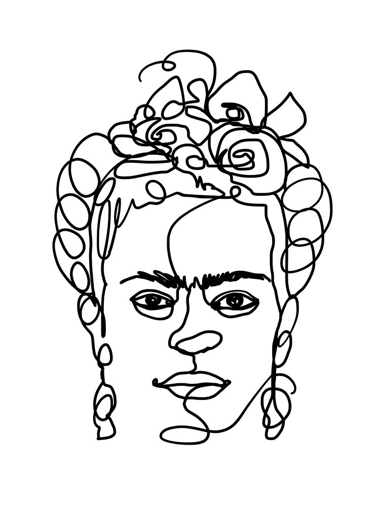 Frida Made Me art print by Hanna Lee Tidd for $57.95 CAD