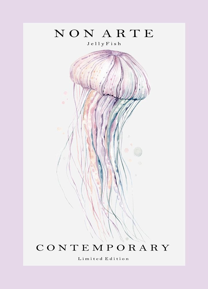 Non Arte Jellyfish art print by Rikke Londager Boisen for $57.95 CAD