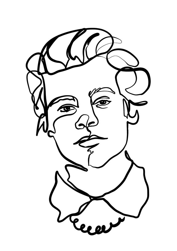 Harry Styles art print by Hanna Lee Tidd for $57.95 CAD