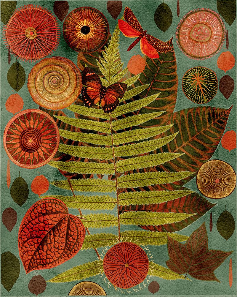 Terracotta Blues Variation art print by Giovanna Nicolo for $57.95 CAD