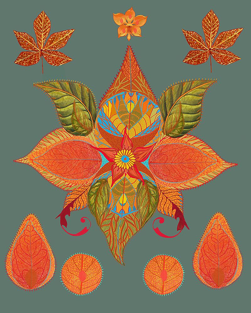 Inventive Leaves art print by Giovanna Nicolo for $57.95 CAD