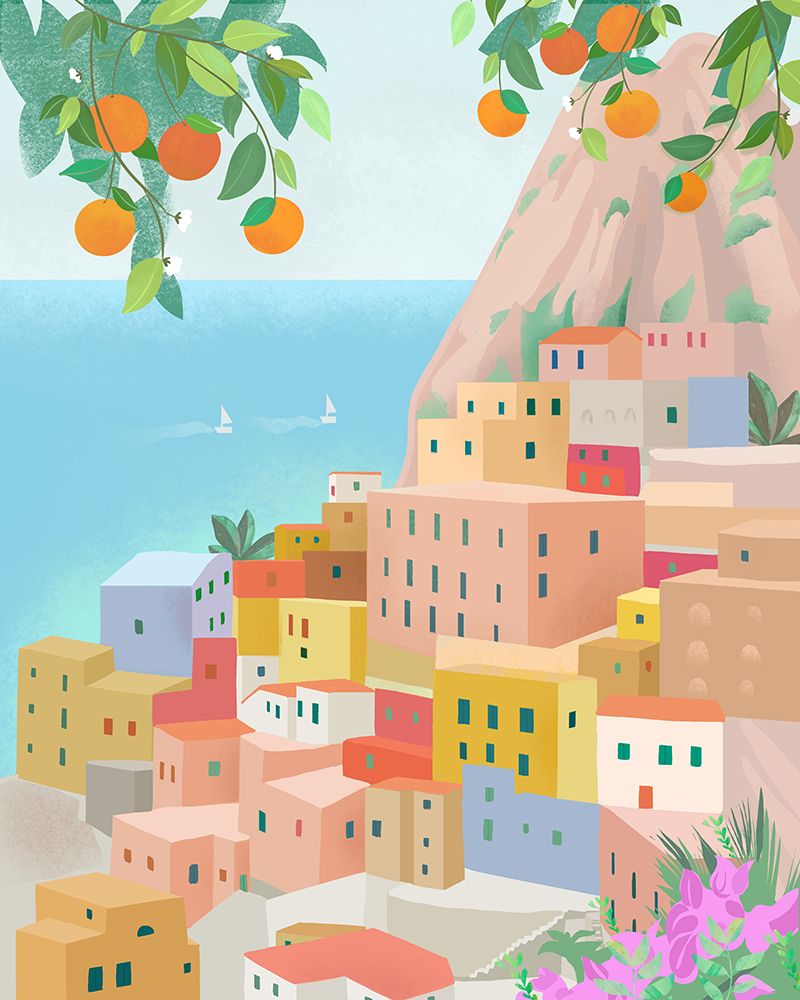 Amalfi art print by Petra Lizde for $57.95 CAD