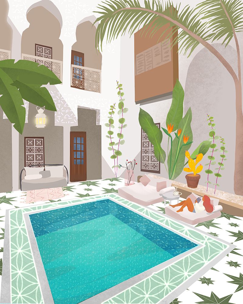 Riad art print by Petra Lizde for $57.95 CAD