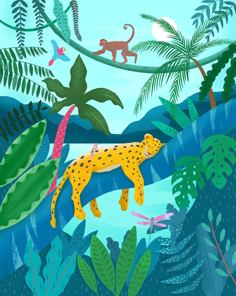 Jungle Leopard art print by Petra Lizde for $57.95 CAD