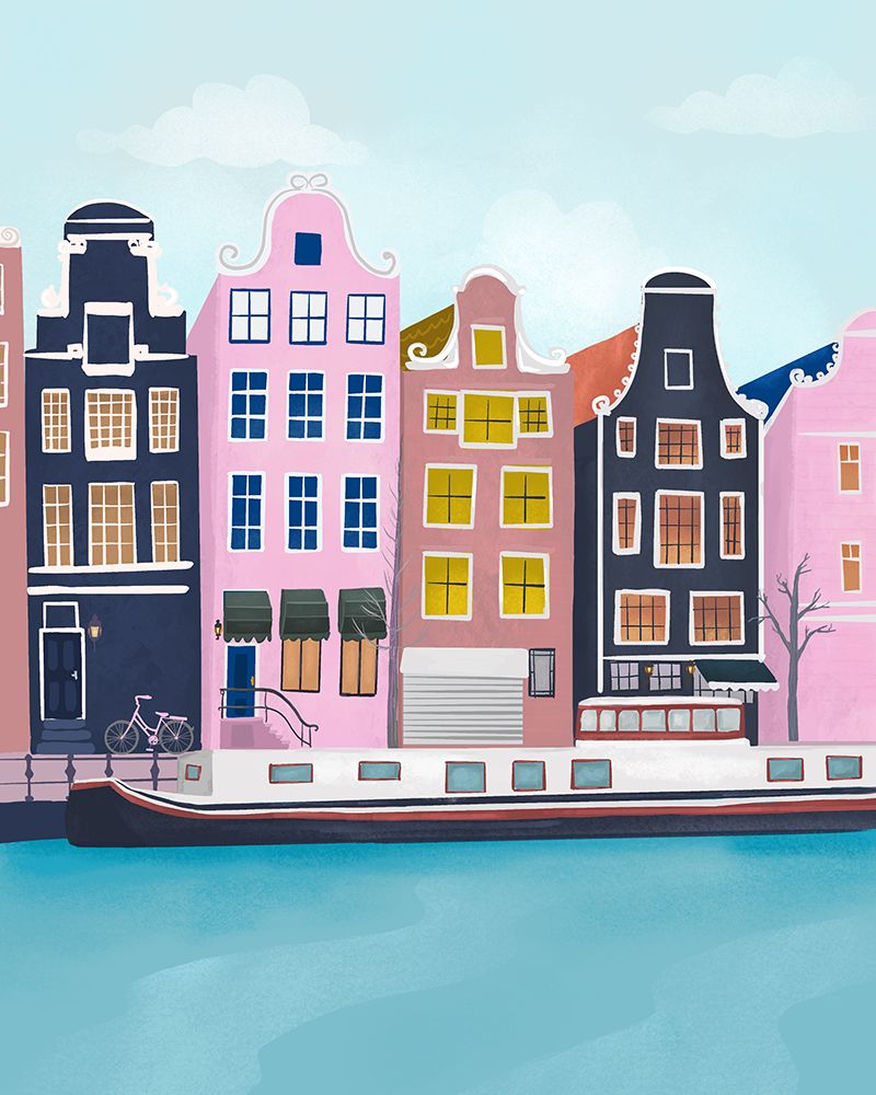 Amsterdam art print by Petra Lizde for $57.95 CAD