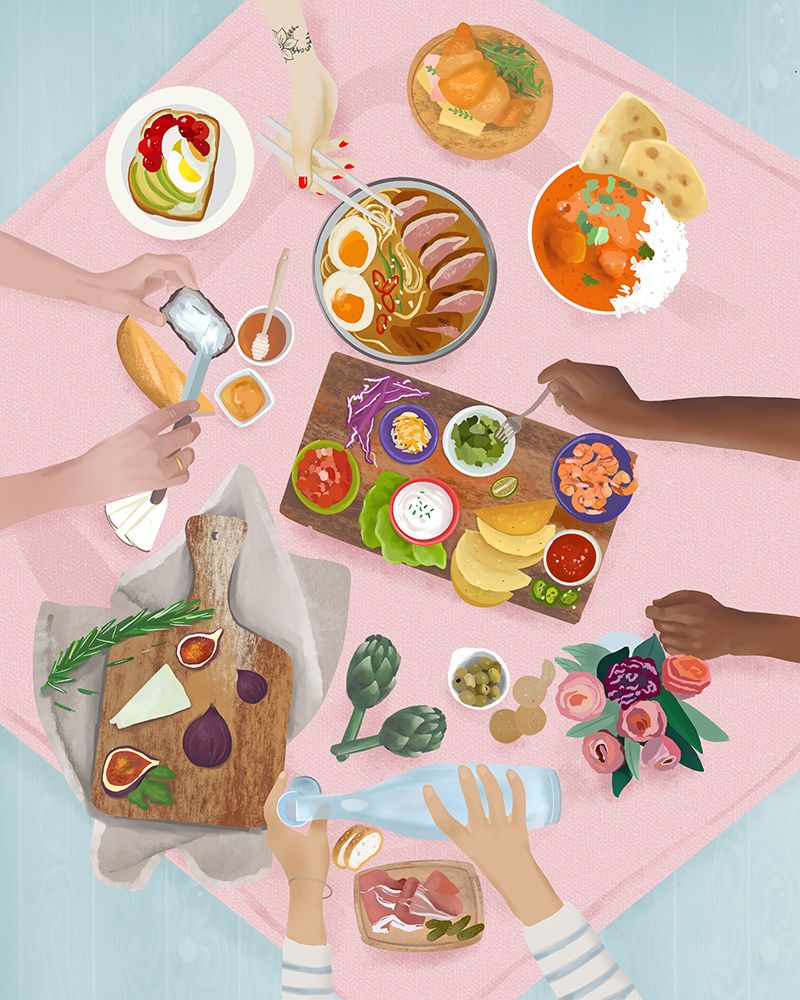 Brunch art print by Petra Lizde for $57.95 CAD