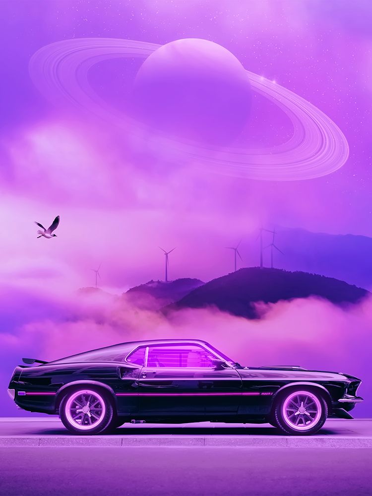 Outrun Drive art print by Ritvik Takkar for $57.95 CAD