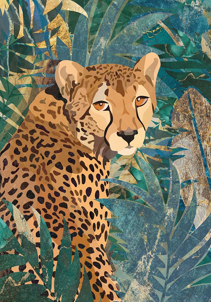 Cheetah In the Jungle 2 art print by Sarah Manovski for $57.95 CAD