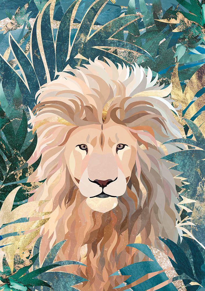 Lion Jungle 2 art print by Sarah Manovski for $57.95 CAD