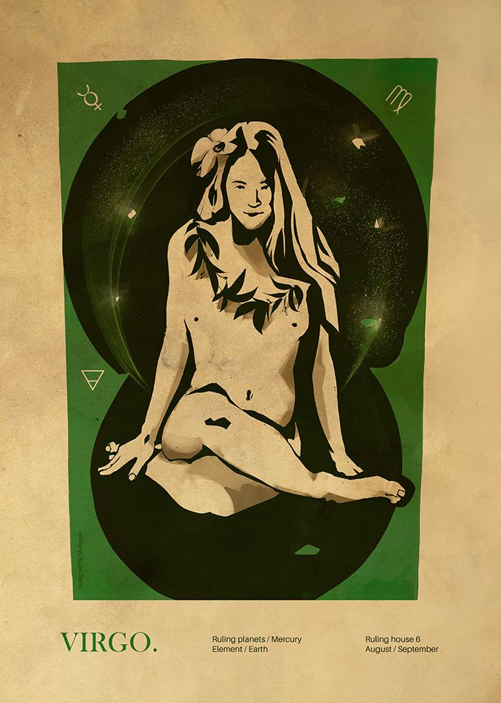 Virgo print art print by Dionisis Gemos for $57.95 CAD