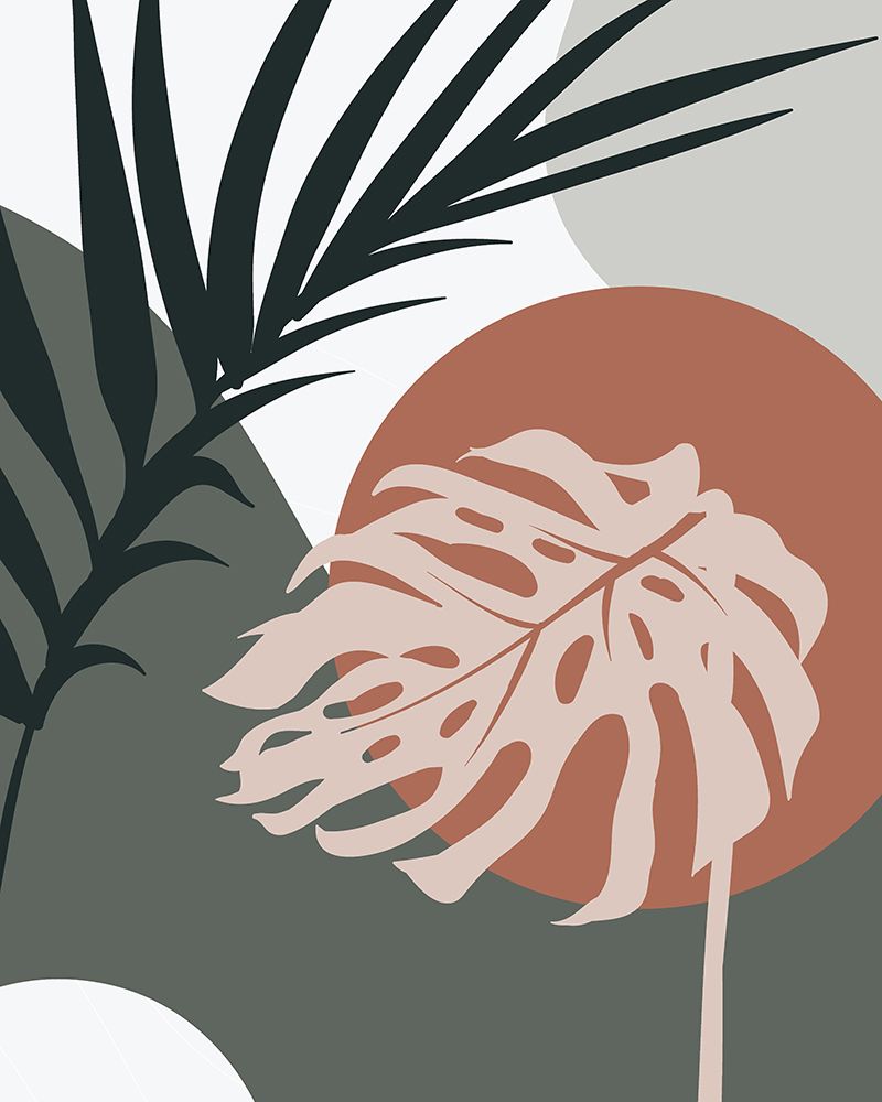 Tropical Leaves No2 art print by Beth Cai for $57.95 CAD