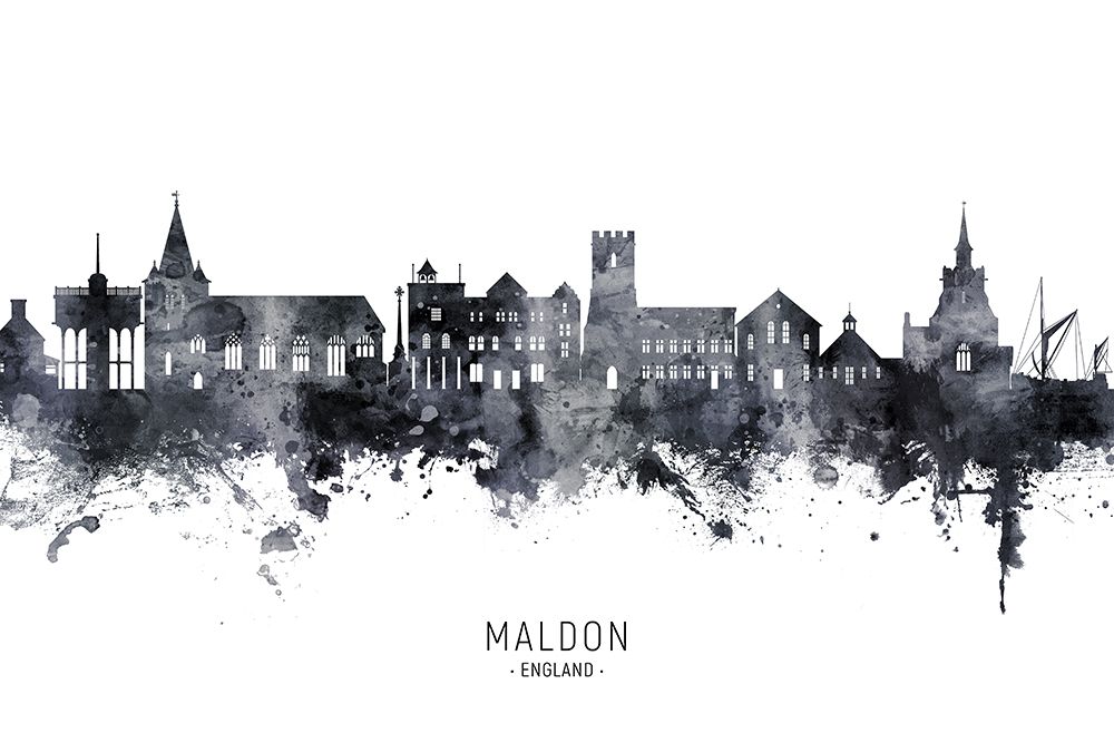Maldon England Skyline art print by Michael Tompsett for $57.95 CAD