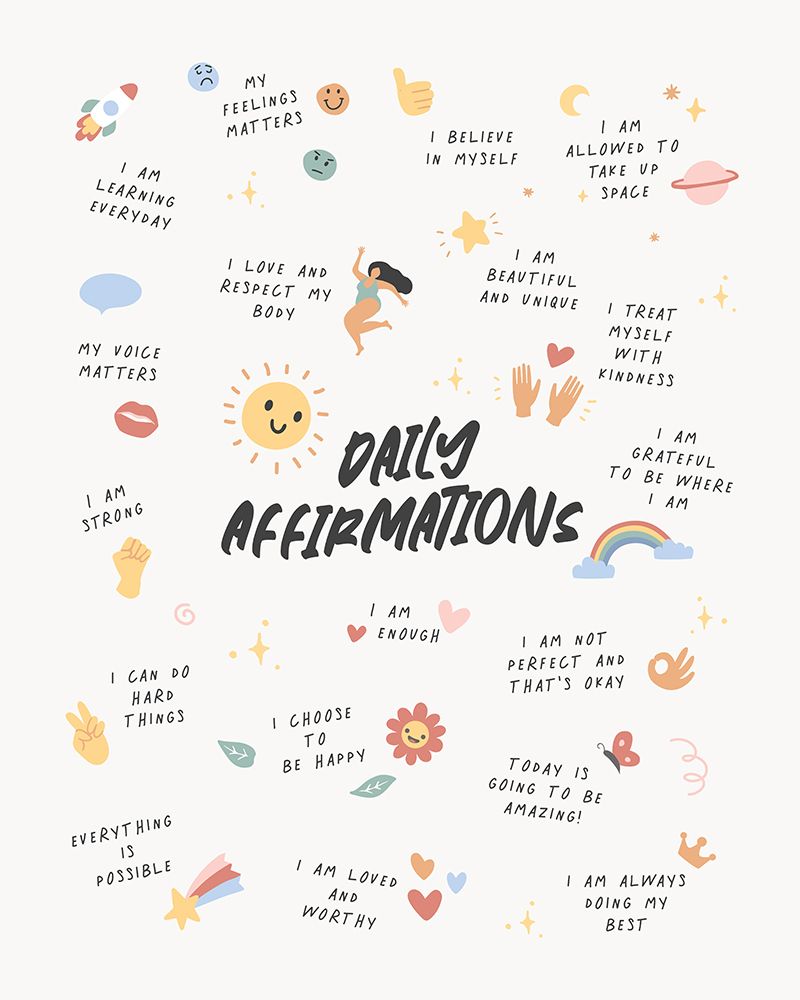 Daily Affirmations No2 art print by Beth Cai for $57.95 CAD