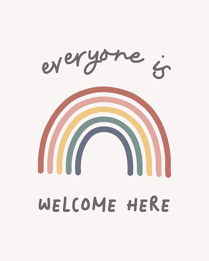Everyone Is Welcome Here art print by Beth Cai for $57.95 CAD
