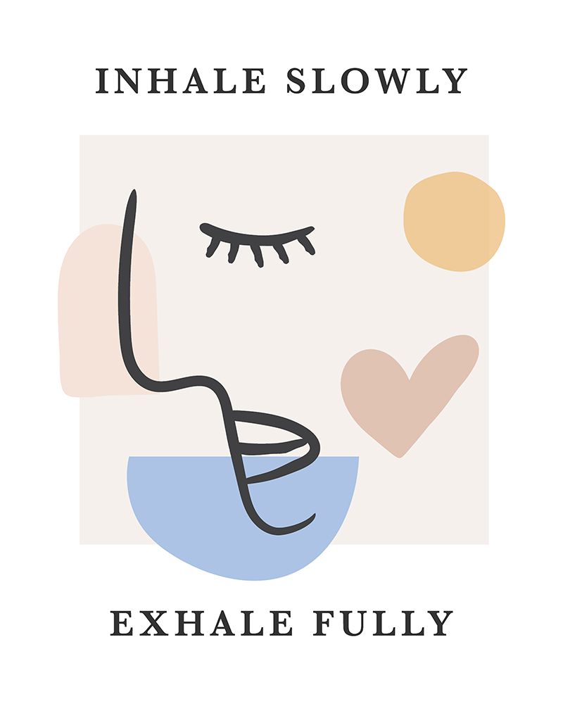 Inhale Slow art print by Beth Cai for $57.95 CAD
