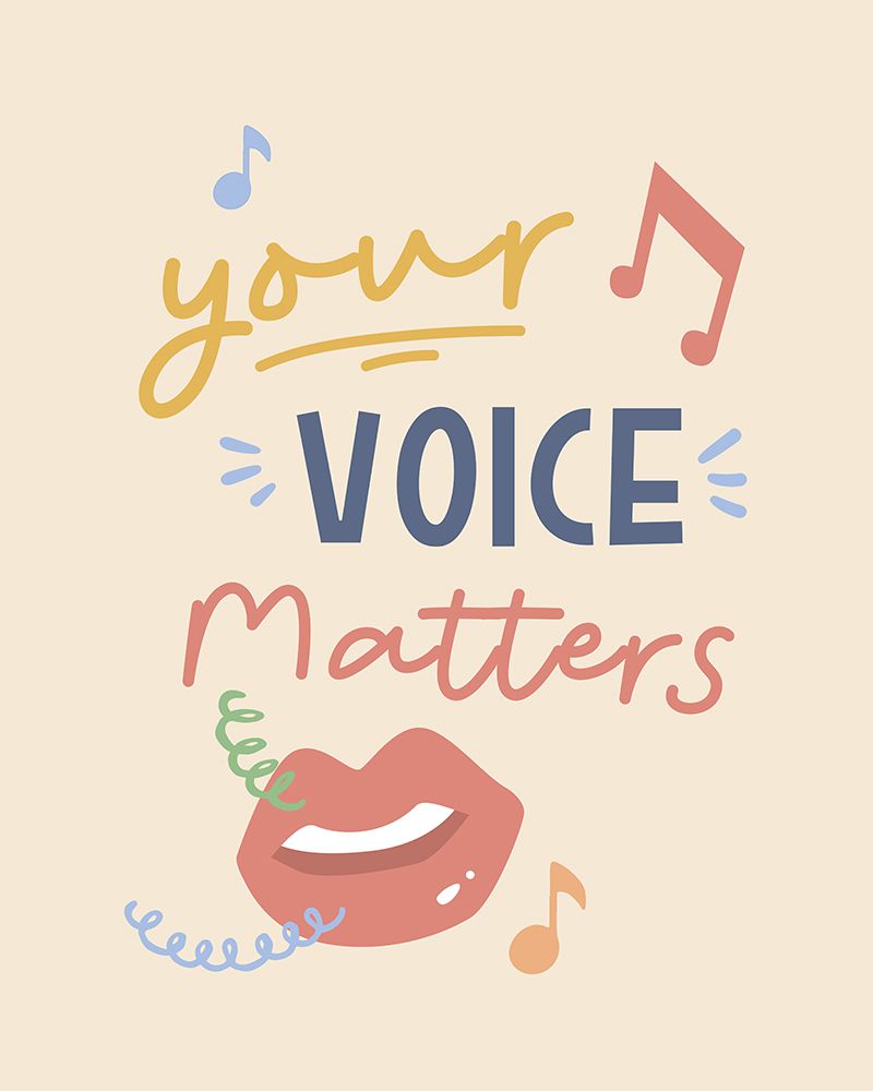 Your Voice Matters art print by Beth Cai for $57.95 CAD