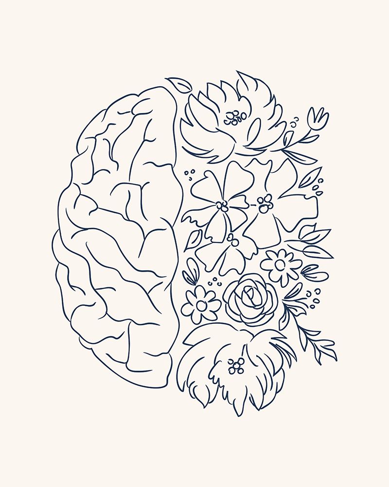 Brain Sketch art print by Beth Cai for $57.95 CAD