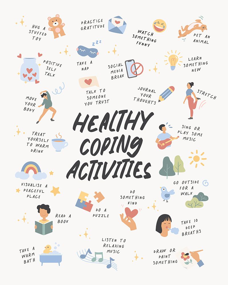 Coping Activities art print by Beth Cai for $57.95 CAD