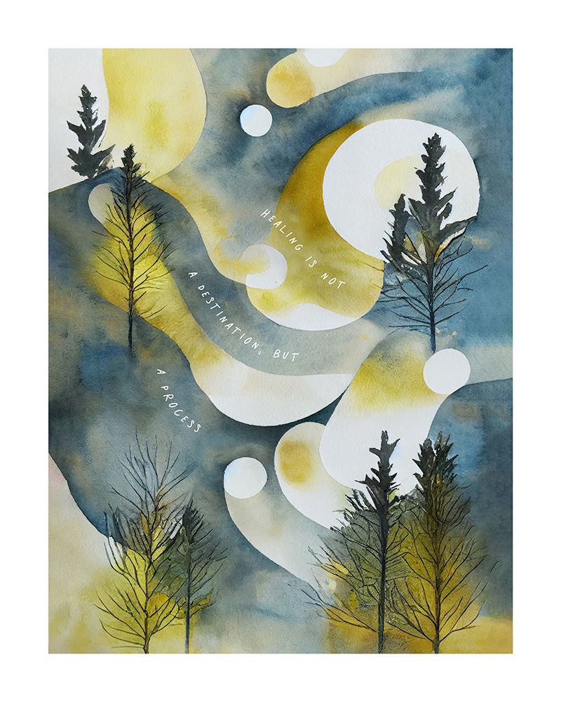 Healing Is A Process art print by Beth Cai for $57.95 CAD