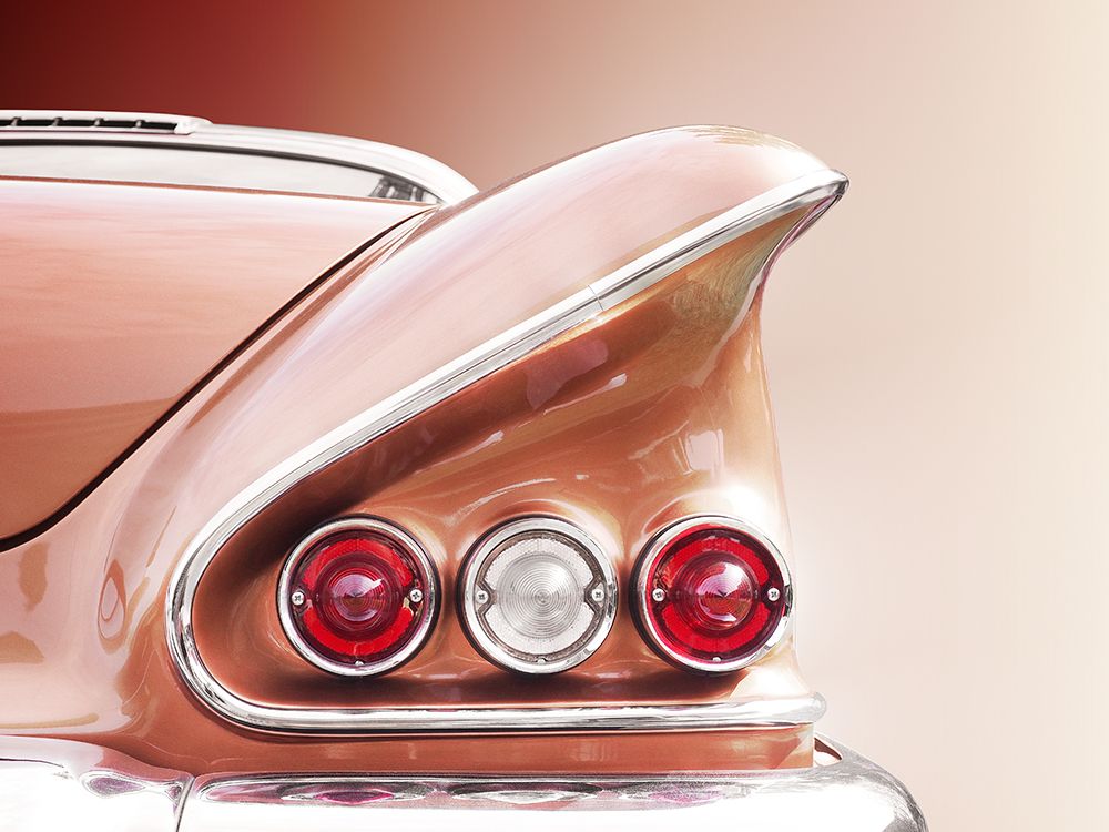 American Classic Car Impala 1958 Sport Coupe art print by Beate Gube for $57.95 CAD