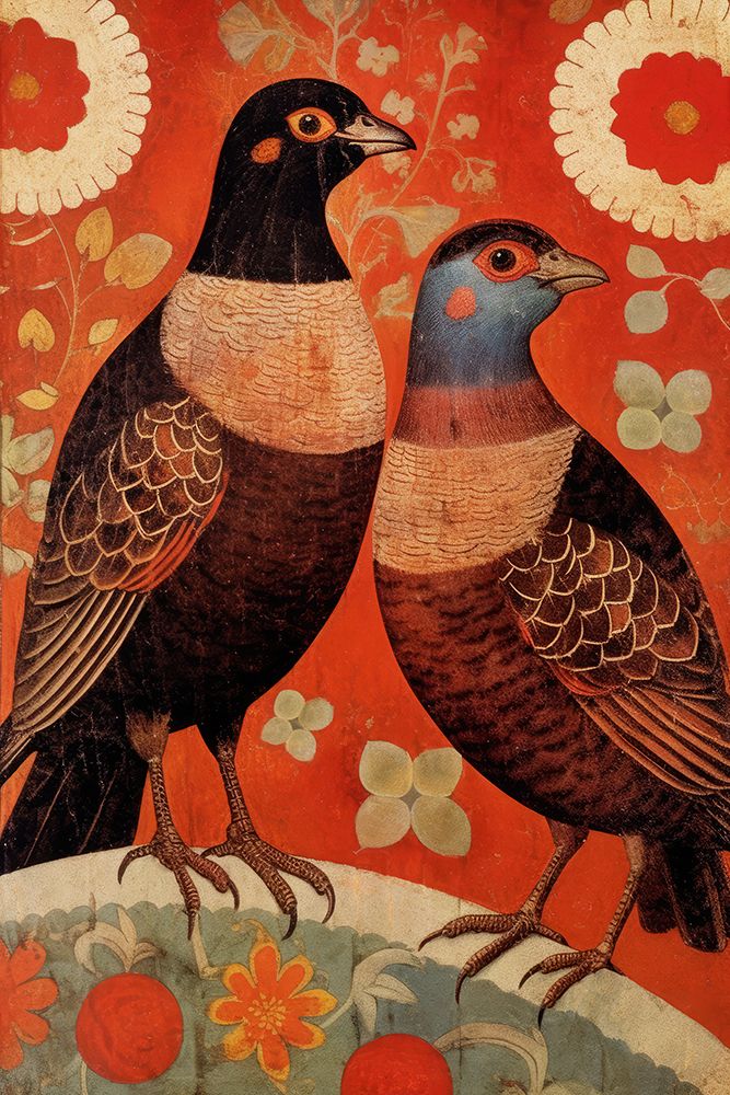 Nostalgic Birds art print by Treechild for $57.95 CAD