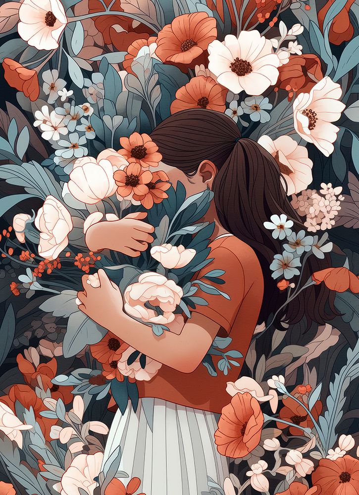All My Flowers art print by Treechild for $57.95 CAD