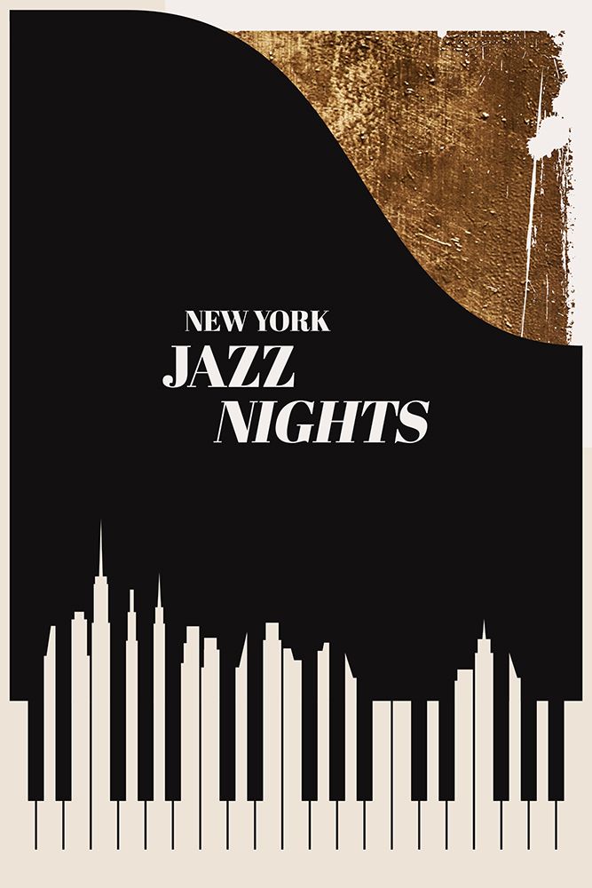 Jazz Nights art print by Kubistika for $57.95 CAD