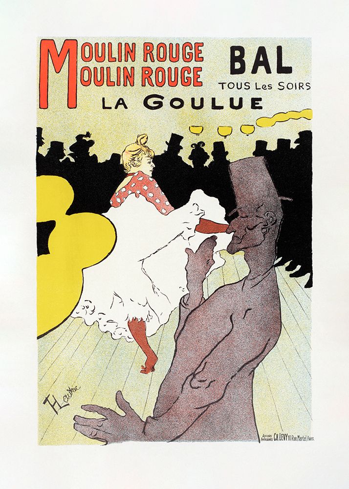 Affiche Pour Le Moulin Rouge la Goulue (1898 art print by Pictufy for $57.95 CAD