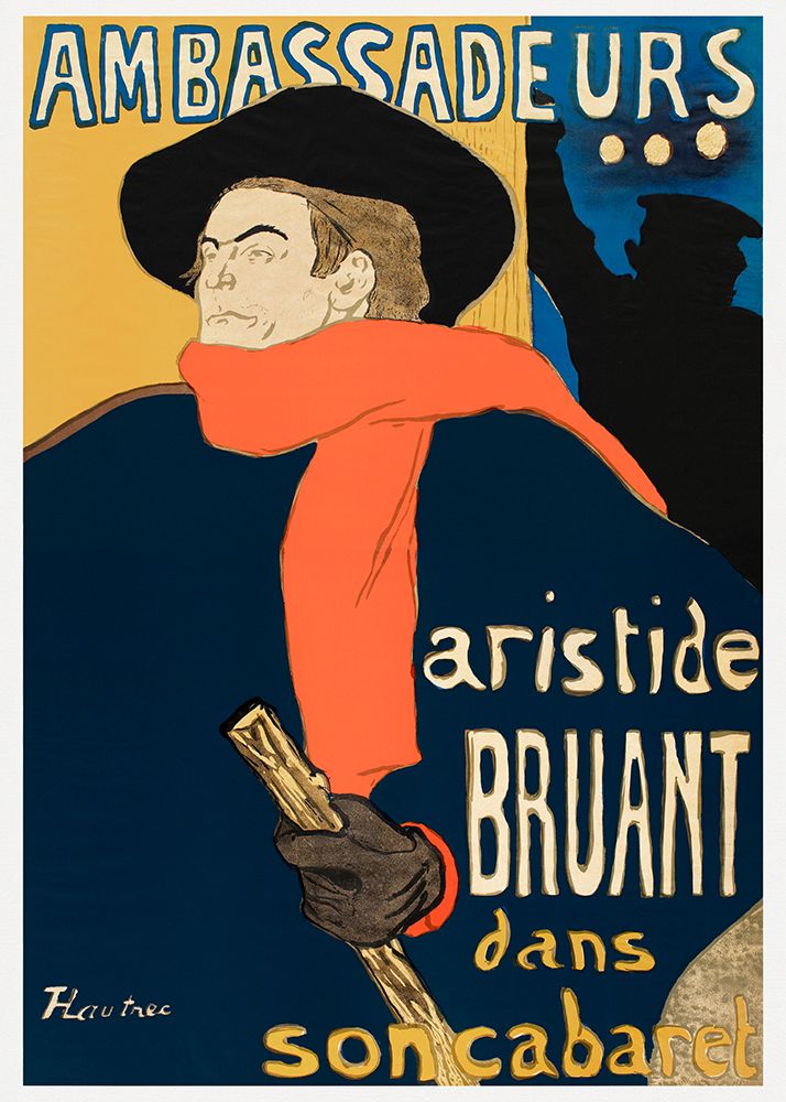 Ambassadeurs Aristide Bruant Dans Son Cabaret (1892) art print by Pictufy for $57.95 CAD