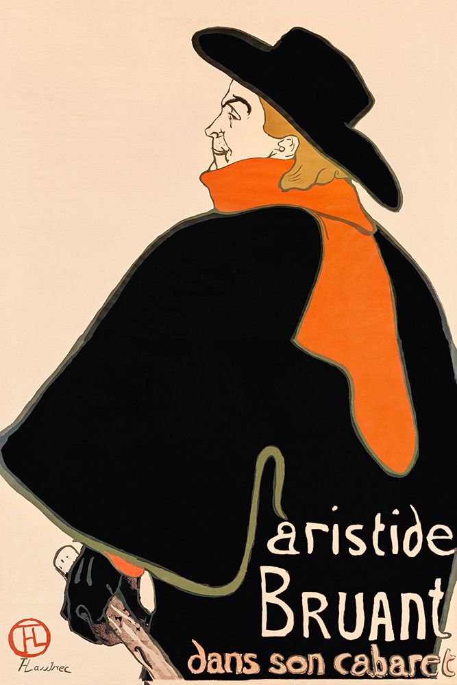 Aristide Bruant In His Cabaret (1893) art print by Pictufy for $57.95 CAD