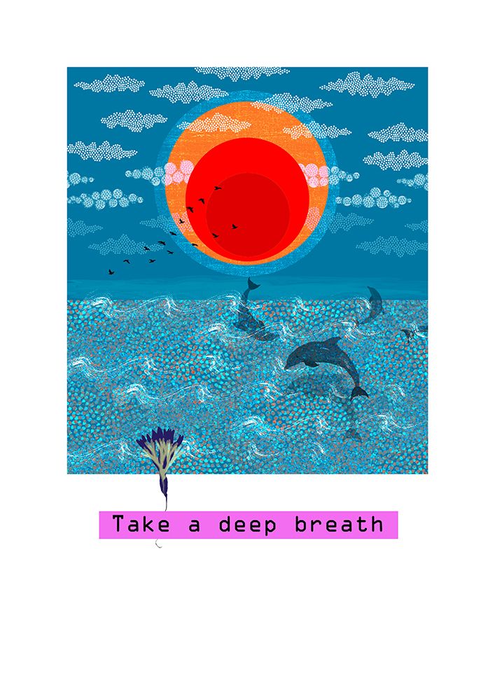 Take a deep breath art print by Jade Mooc-Evans for $57.95 CAD
