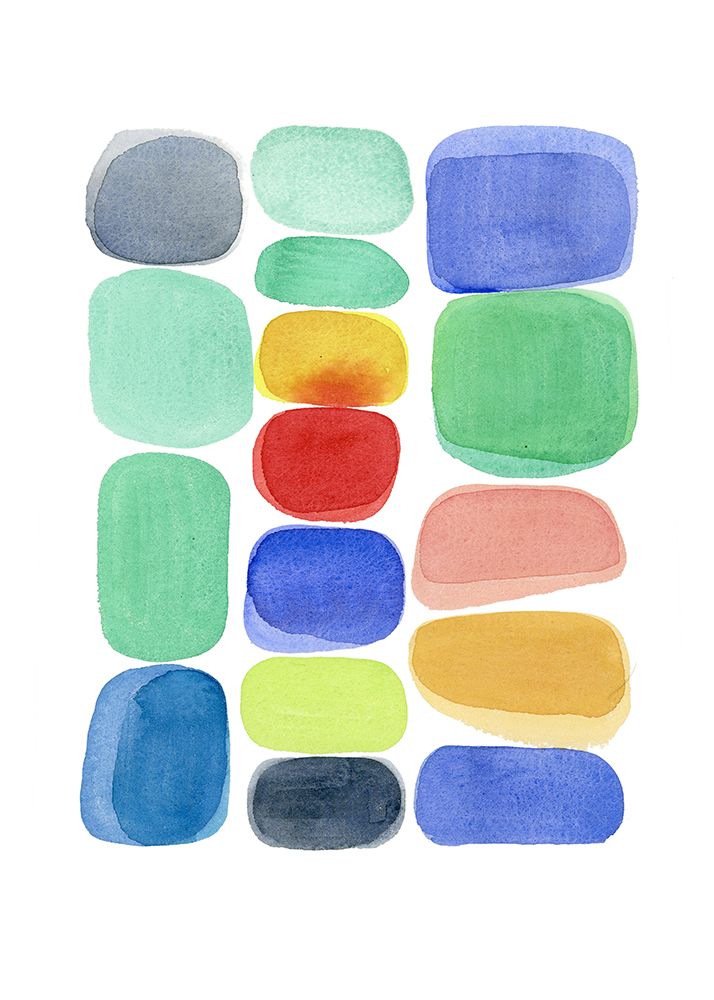 Color Blocks I art print by Louise van Terheijden for $57.95 CAD