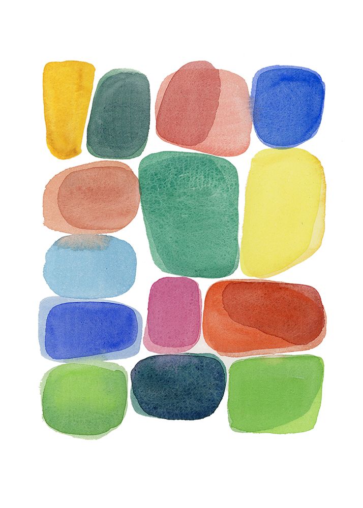 Color Blocks 3 art print by Louise van Terheijden for $57.95 CAD