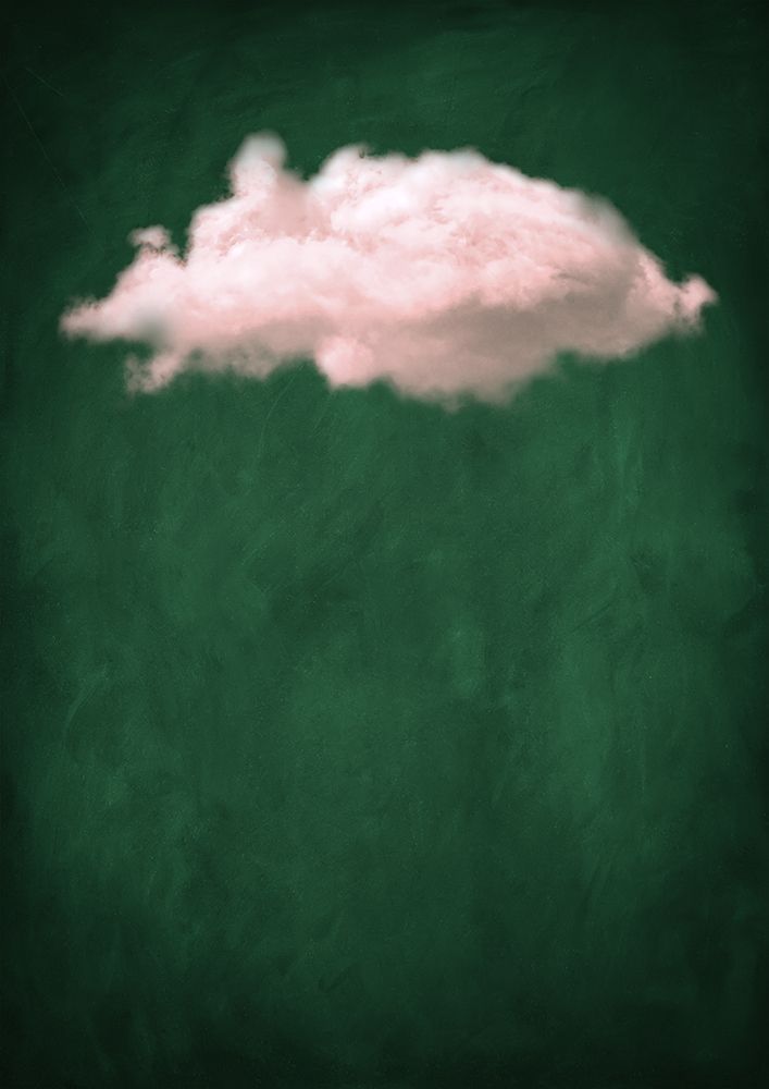 Blush Emerald Cloud art print by Aureous for $57.95 CAD