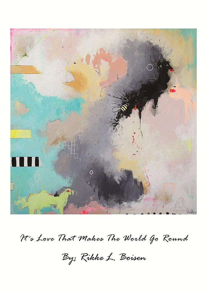 ItAas Love That Makes the World Go Round art print by Rikke Londager Boisen for $57.95 CAD