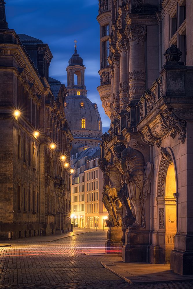 Elbflorenz Early Morning (Dresden) art print by Diwiesign for $57.95 CAD