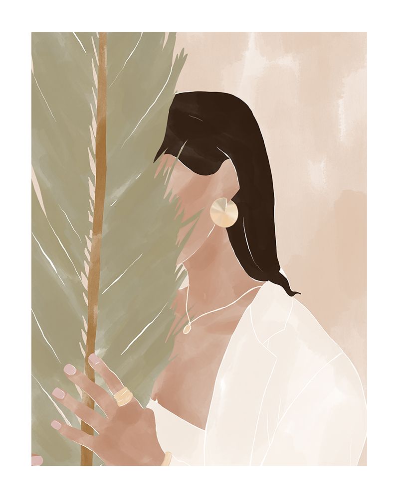 Plant Girl art print by Sophie Bek for $57.95 CAD