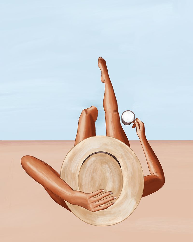 Poolside Girl art print by Sophie Bek for $57.95 CAD