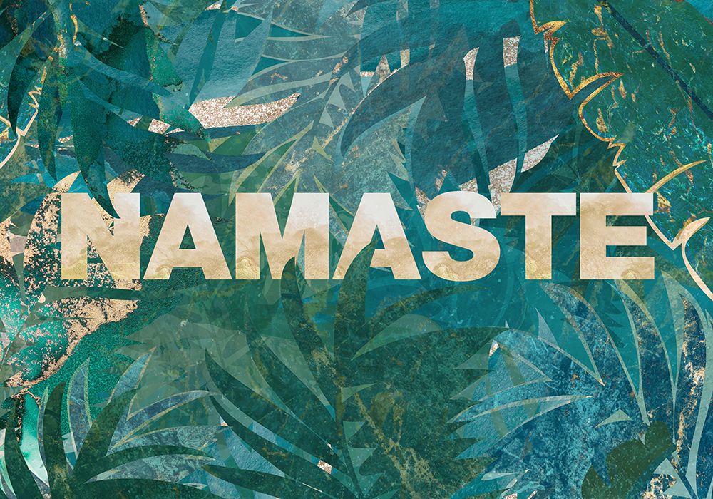 Namaste Jungle art print by Sarah Manovski for $57.95 CAD