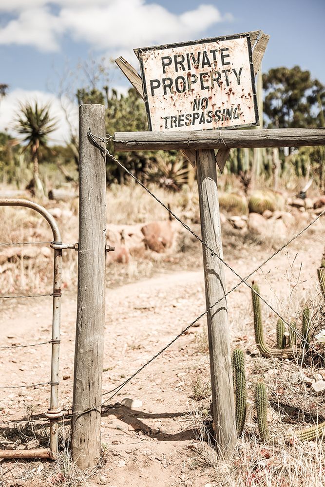 Private Property art print by Shot by Clint for $57.95 CAD