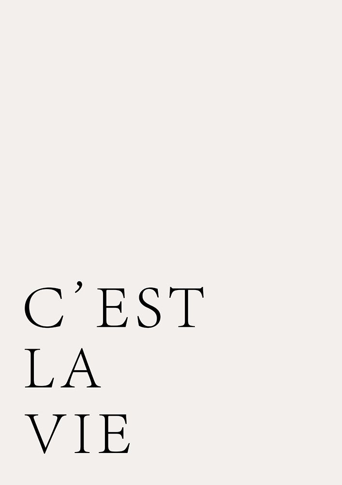 Cest La Vie art print by Aislinn Simmonds for $57.95 CAD