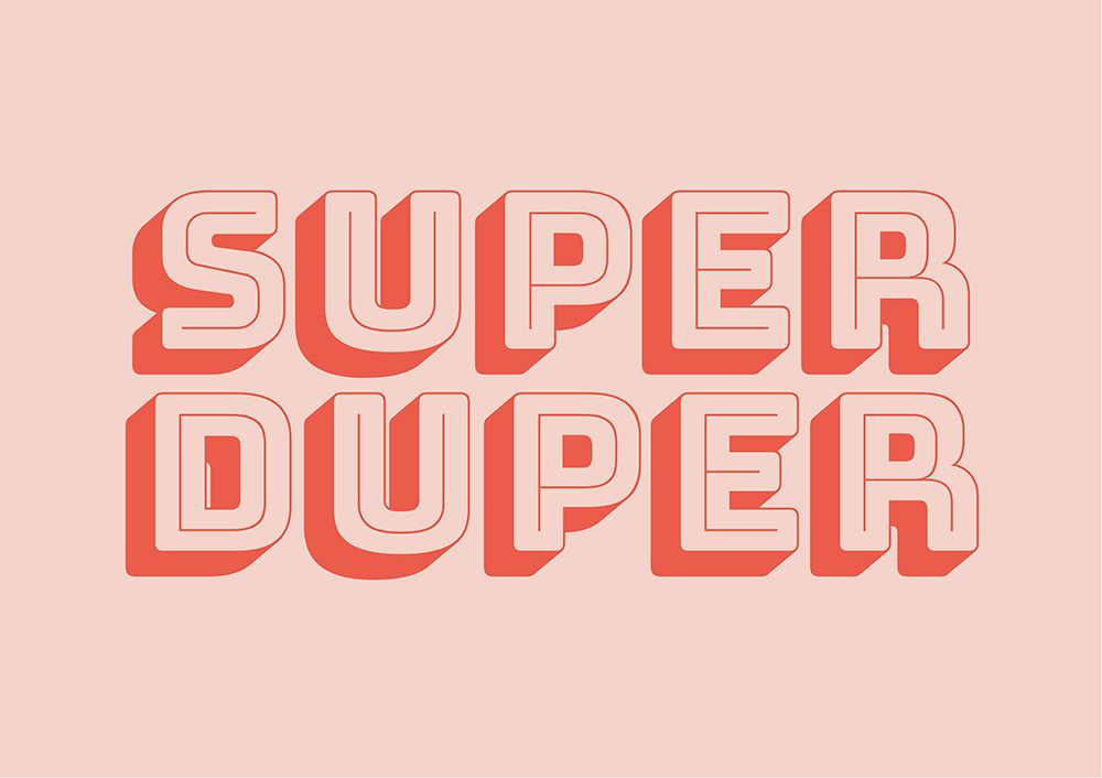 Super Duper art print by Saskia Nickles for $57.95 CAD
