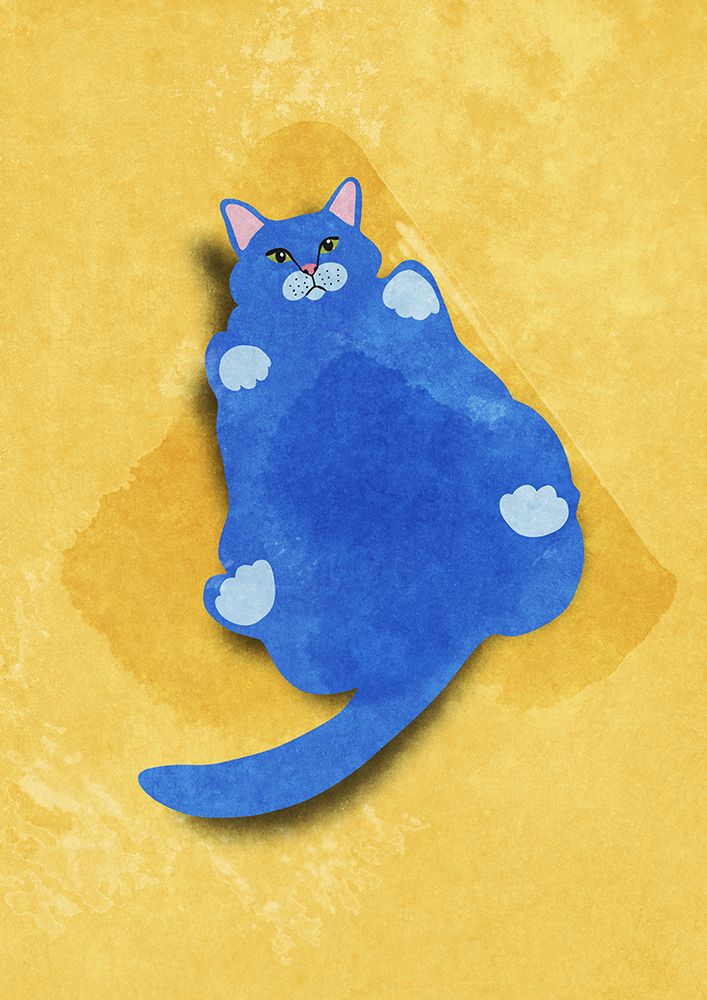 Fat Cat art print by Raissa Oltmanns for $57.95 CAD