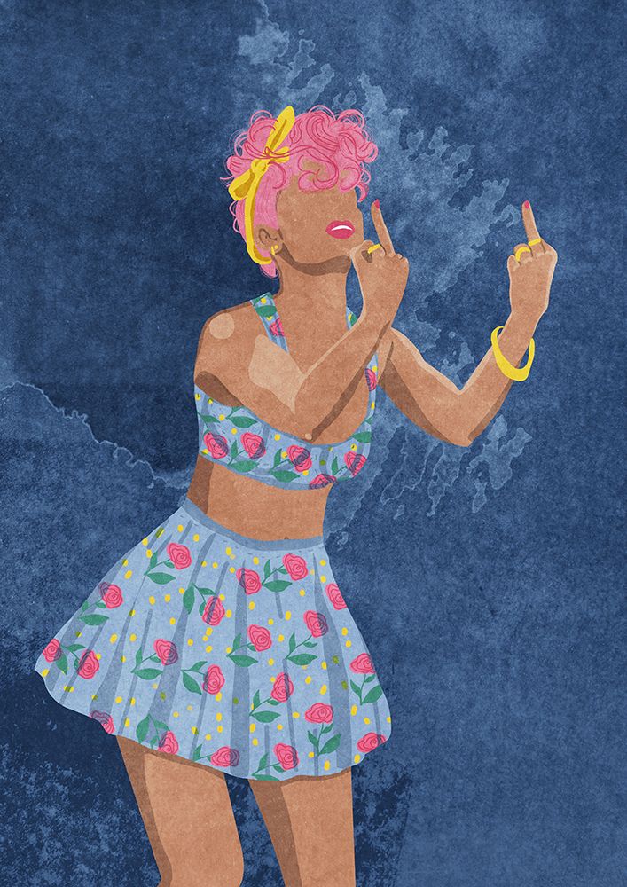 Not your girl art print by Raissa Oltmanns for $57.95 CAD