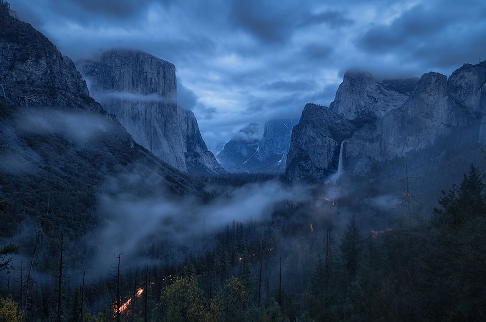 Blue Hour Yosemite art print by Michael Zheng for $57.95 CAD