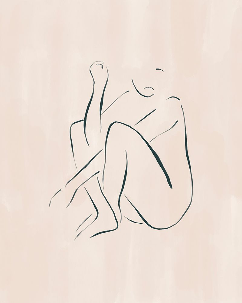 Sitting and Thinking art print by Ivy Green Illustrations for $57.95 CAD
