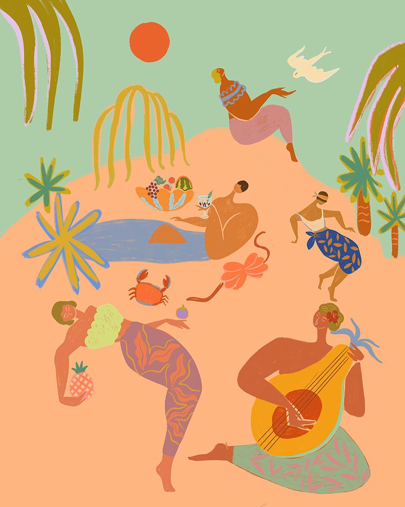 Vacation art print by Arty Guava for $57.95 CAD