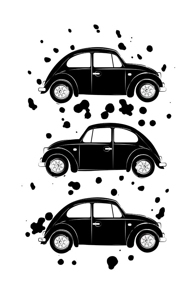 Black Cars art print by Martina for $57.95 CAD