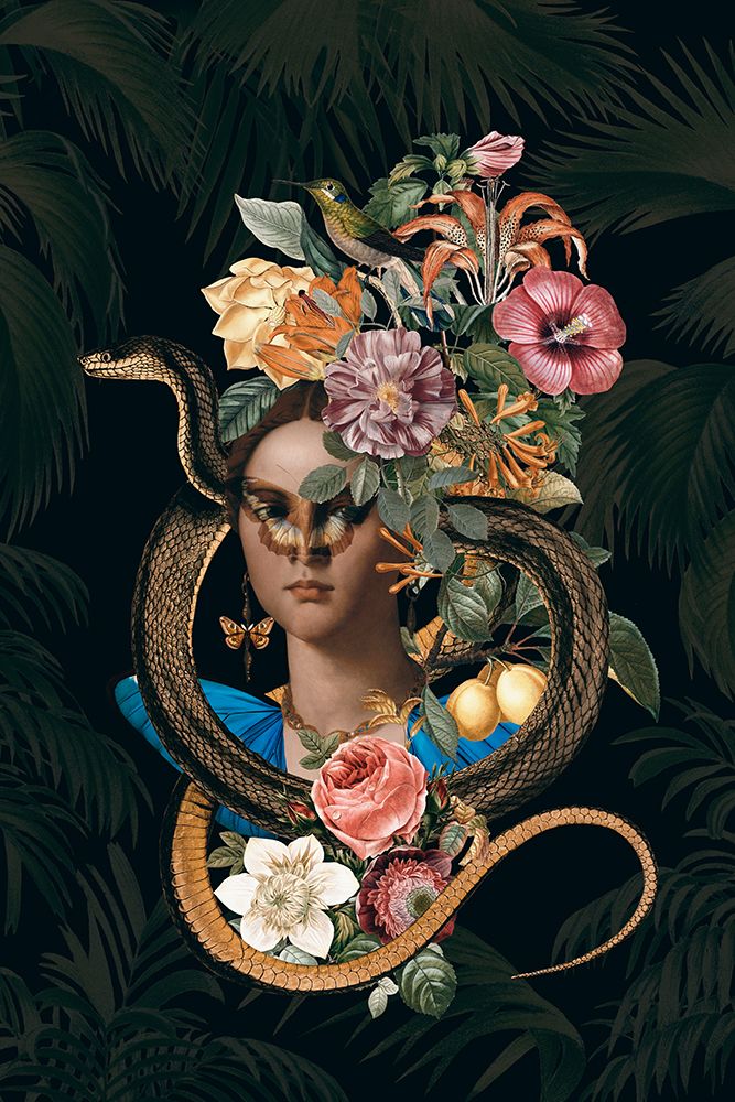 Snake Princess art print by Andrea Haase for $57.95 CAD