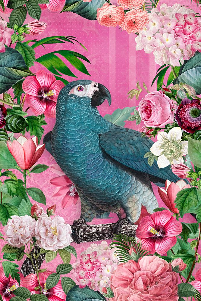 The Parrots Paradise Garden 2 art print by Andrea Haase for $57.95 CAD